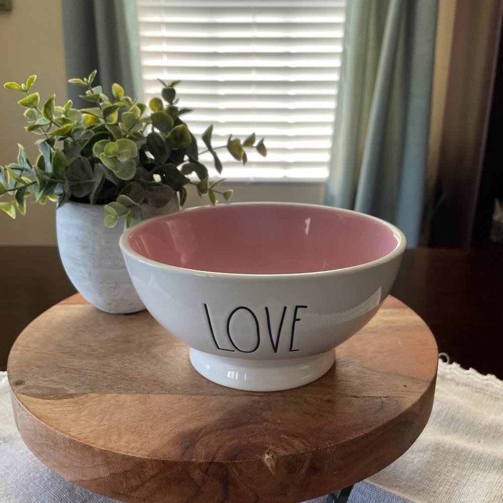 Rae Dunn ceramics "Love" cereal bowl